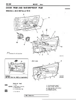 Предварительный просмотр 1878 страницы Mitsubishi Eclipse 1990 Service Manual