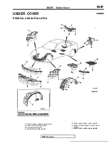 Предварительный просмотр 1905 страницы Mitsubishi Eclipse 1990 Service Manual