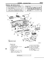 Предварительный просмотр 1961 страницы Mitsubishi Eclipse 1990 Service Manual