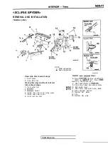 Предварительный просмотр 1969 страницы Mitsubishi Eclipse 1990 Service Manual