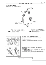 Предварительный просмотр 1995 страницы Mitsubishi Eclipse 1990 Service Manual