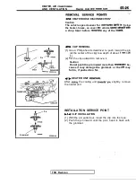 Предварительный просмотр 2065 страницы Mitsubishi Eclipse 1990 Service Manual