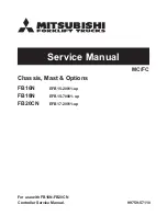 Mitsubishi FB16N Service Manual preview