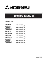 Mitsubishi FBC15N Service Manual предпросмотр