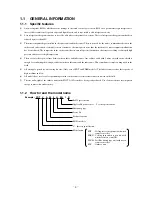 Предварительный просмотр 5 страницы Mitsubishi FDCVA302HENR Manual