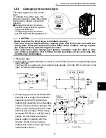 Предварительный просмотр 33 страницы Mitsubishi FR - S500 Instruction Manual