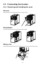 Предварительный просмотр 24 страницы Mitsubishi FREQROL-E700 Manual