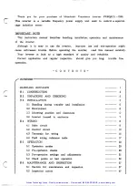 Preview for 3 page of Mitsubishi FREQROL-Z200-UL Instruction Manual