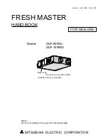 Mitsubishi Fresh Master GUF-100RD3 Handbook preview