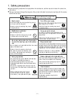 Preview for 3 page of Mitsubishi Fresh Master GUF-100RD4 Handbook