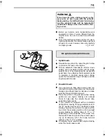 Предварительный просмотр 86 страницы Mitsubishi FUSO FE 2006 Owner'S Manual