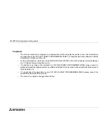 Предварительный просмотр 2 страницы Mitsubishi FX-20P-E Operation Manual