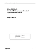 Preview for 3 page of Mitsubishi FX2N-16CCL-M User Manual