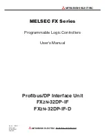 Предварительный просмотр 1 страницы Mitsubishi FX2N-32DP-IF User Manual