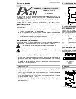 Mitsubishi FX2N-4AD-PT User Manual preview