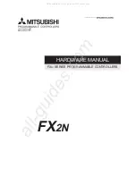 Предварительный просмотр 1 страницы Mitsubishi FX2N Hardware Manual