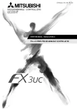 Mitsubishi FX3UC Series User Manual предпросмотр