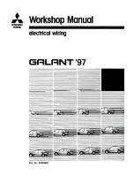 Mitsubishi Galant 1997 Workshop Manual предпросмотр