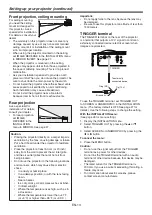 Preview for 14 page of Mitsubishi HC3800 User Manual