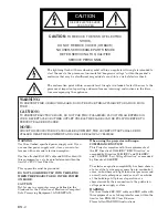 Preview for 2 page of Mitsubishi HC900 User Manual