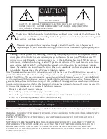 Preview for 2 page of Mitsubishi HD-5000 Owner'S Manual