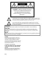 Preview for 2 page of Mitsubishi HD4000U User Manual