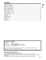 Preview for 3 page of Mitsubishi HD4000U User Manual