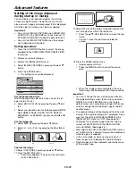 Предварительный просмотр 32 страницы Mitsubishi HD8000 User Manual