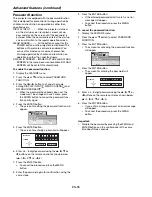 Предварительный просмотр 33 страницы Mitsubishi HD8000 User Manual