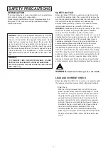 Preview for 5 page of Mitsubishi HS-HD2000U Service Manual