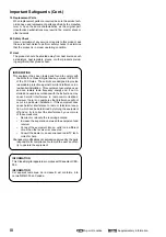 Preview for 4 page of Mitsubishi HS-S9600U Installation And Operation Manual