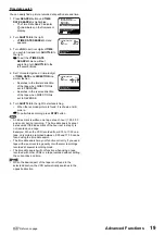 Preview for 23 page of Mitsubishi HS-S9600U Installation And Operation Manual