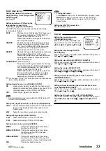 Preview for 37 page of Mitsubishi HS-S9600U Installation And Operation Manual