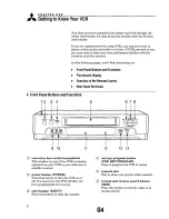 Preview for 8 page of Mitsubishi HS-U570 Owner'S Manual