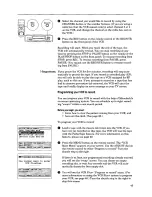 Preview for 45 page of Mitsubishi HS-U570 Owner'S Manual