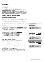 Preview for 23 page of Mitsubishi HS-U747 Owner'S Manual