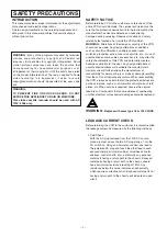 Предварительный просмотр 5 страницы Mitsubishi HS-U748 Service Manual