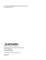 Предварительный просмотр 68 страницы Mitsubishi HS-U776 Owner'S Manual