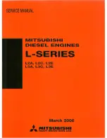 Mitsubishi L2A Service Manual предпросмотр