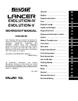 Предварительный просмотр 2 страницы Mitsubishi Lancer Evolution IV Workshop Manual