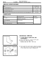 Предварительный просмотр 112 страницы Mitsubishi Lancer Evolution IV Workshop Manual