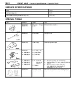 Предварительный просмотр 180 страницы Mitsubishi Lancer Evolution IV Workshop Manual