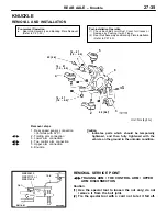 Предварительный просмотр 218 страницы Mitsubishi Lancer Evolution IV Workshop Manual