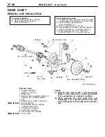 Предварительный просмотр 219 страницы Mitsubishi Lancer Evolution IV Workshop Manual