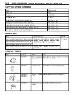 Предварительный просмотр 250 страницы Mitsubishi Lancer Evolution IV Workshop Manual