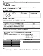 Preview for 266 page of Mitsubishi Lancer Evolution-VI Workshop Manual