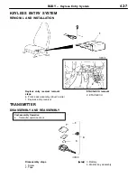 Preview for 271 page of Mitsubishi Lancer Evolution-VI Workshop Manual