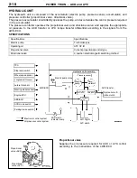 Предварительный просмотр 63 страницы Mitsubishi LANCER EVOLUTION-VII 2001 Technical Information Manual