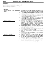 Предварительный просмотр 93 страницы Mitsubishi LANCER EVOLUTION-VII 2001 Technical Information Manual