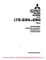 Mitsubishi LT2-230 Instruction Manual preview